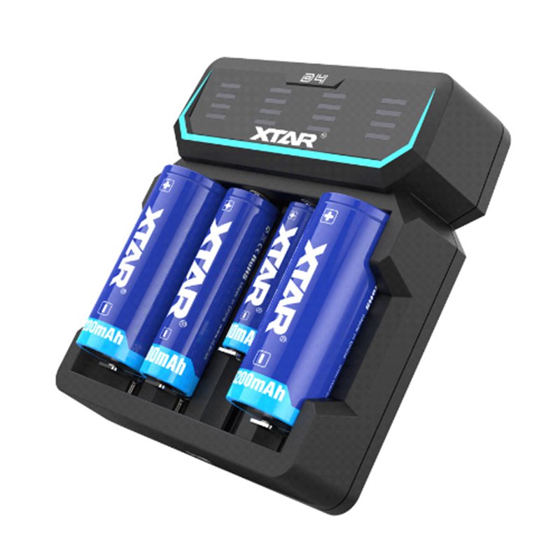 Caricatore Xtar - D4 4-slot Quick Charger - immagine 3