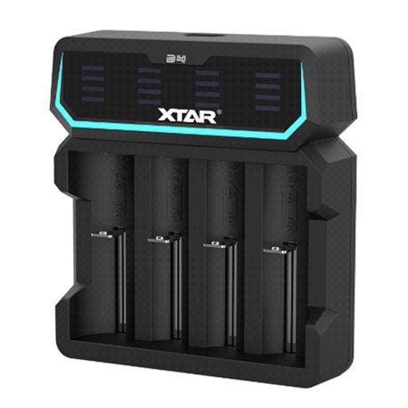 Caricatore Xtar - D4 4-slot Quick Charger - immagine 2