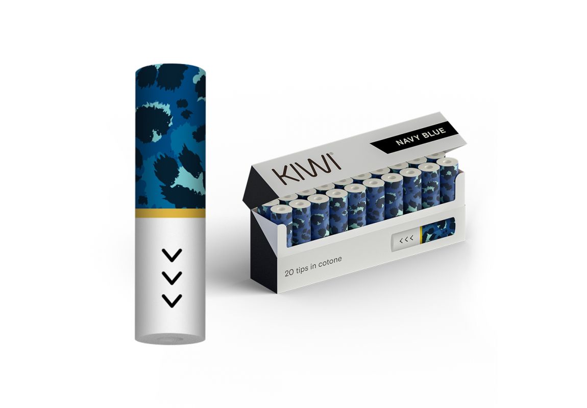 Filtro Kiwi Vapor Blue Navy - 20 Pezzi